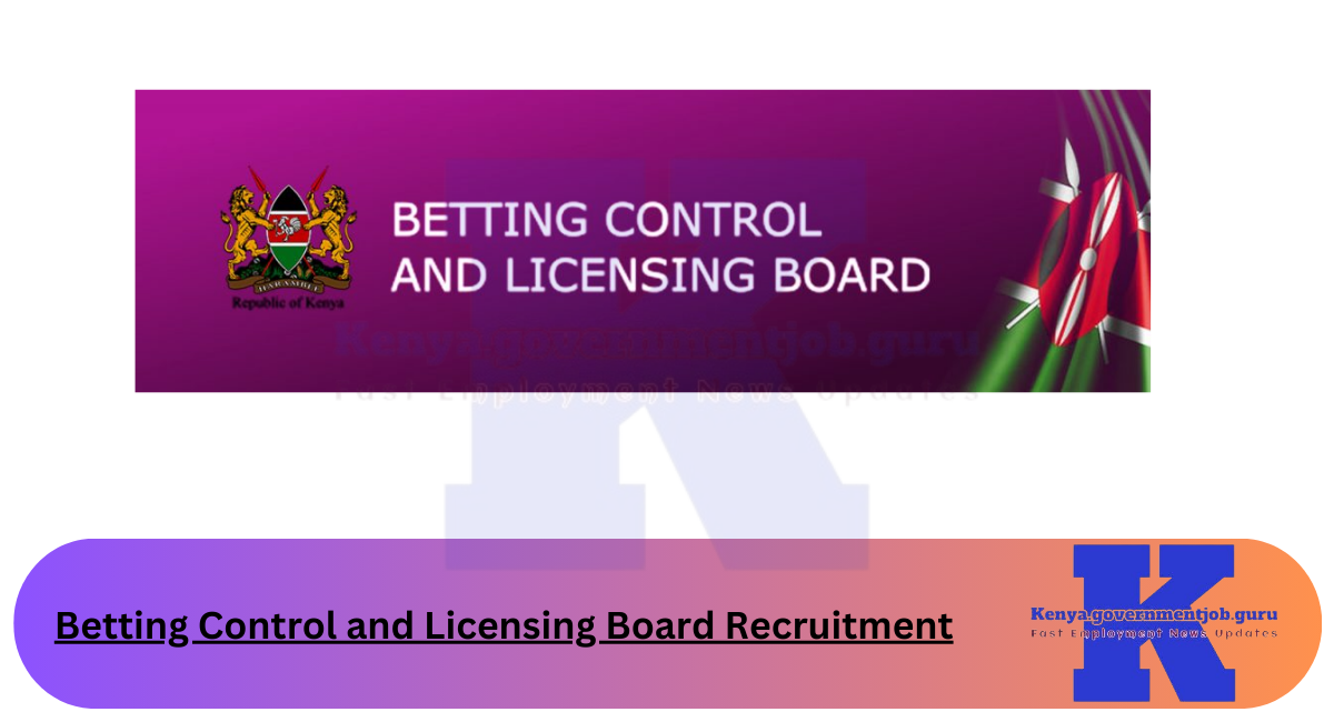 Betting Control and Licensing Board Recruitment