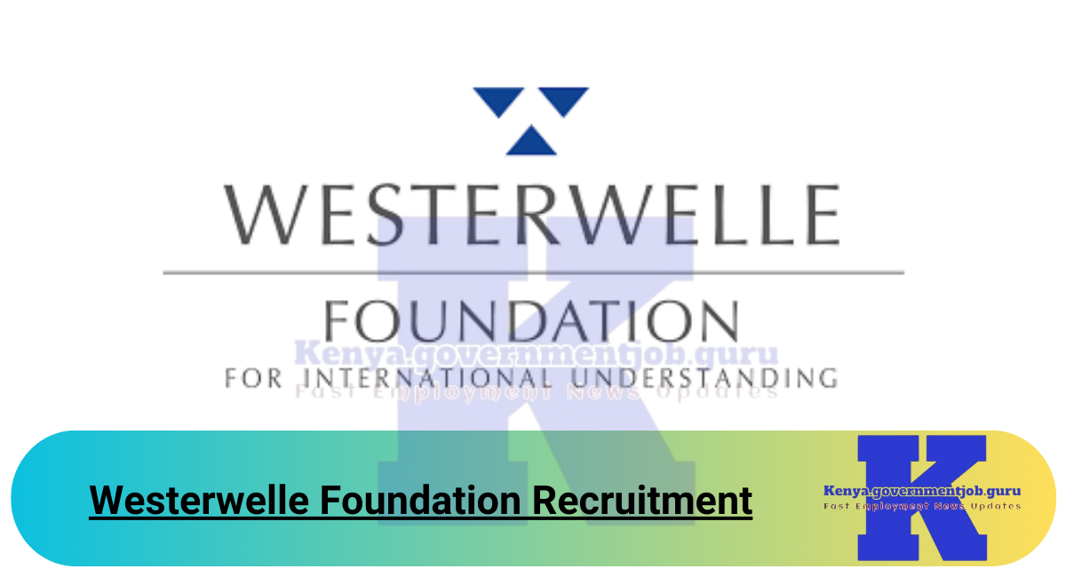 Westerwelle Foundation Recruitment