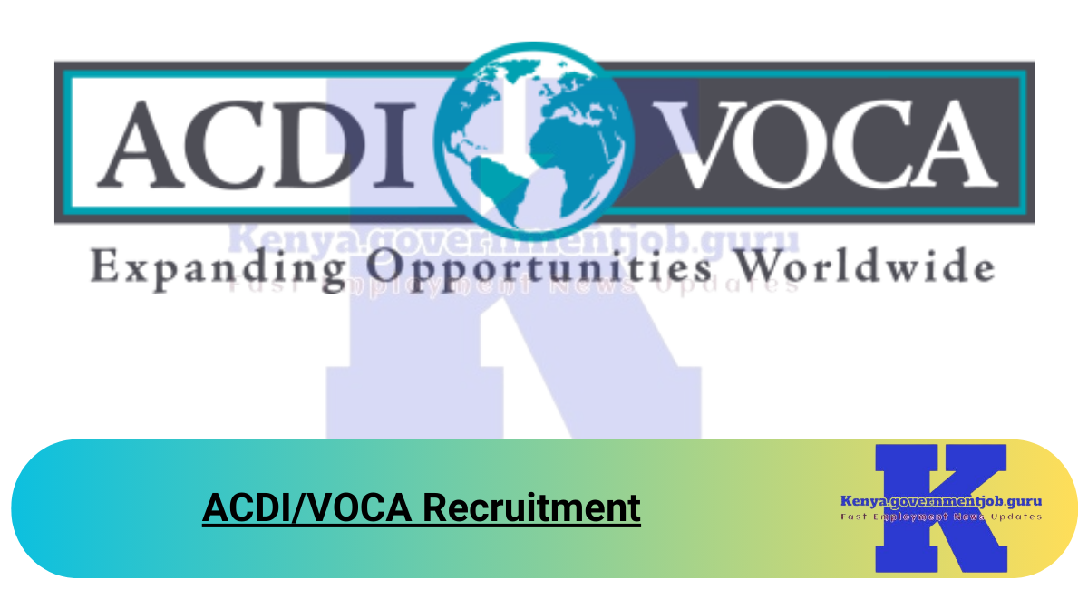 ACDIVOCA Recruitment