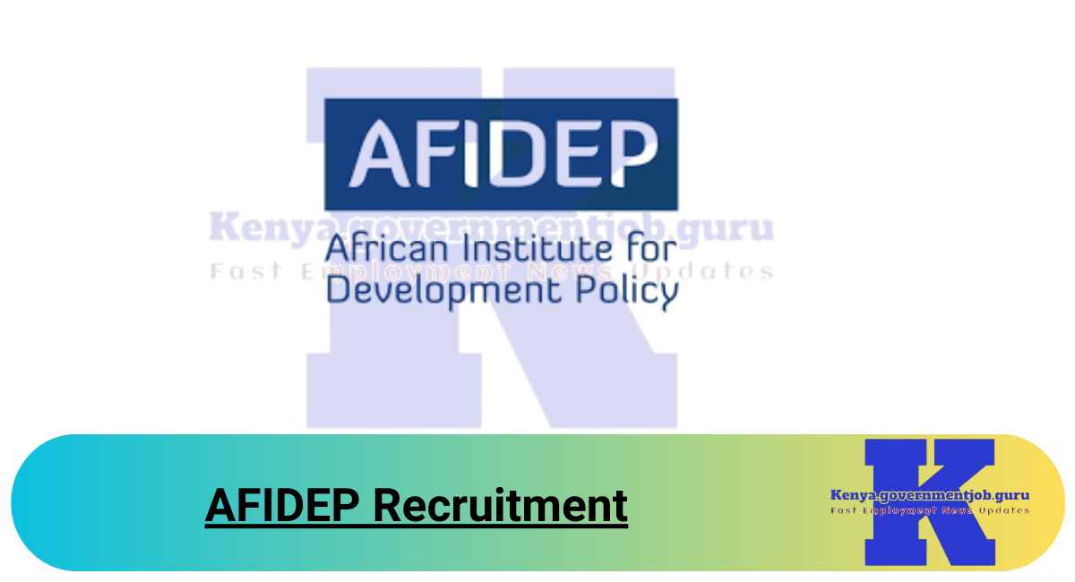 AFIDEP Recruitment