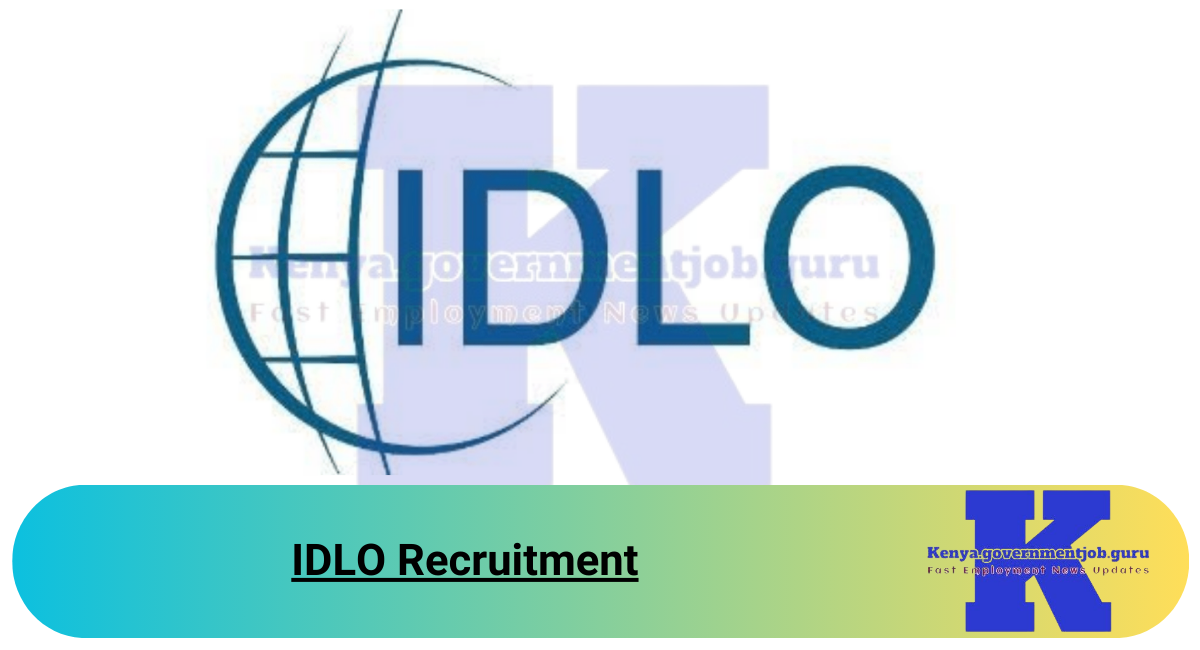 IDLO Recruitment