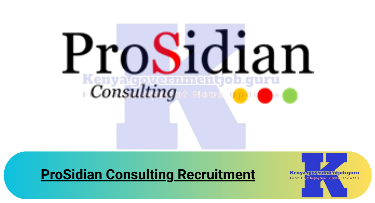 ProSidian Consulting Recruitment